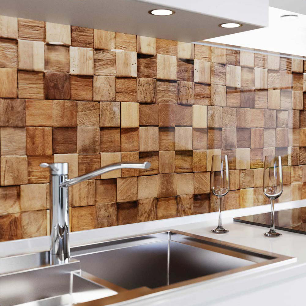 Küchenrückwand selbstklebend - Hölzer