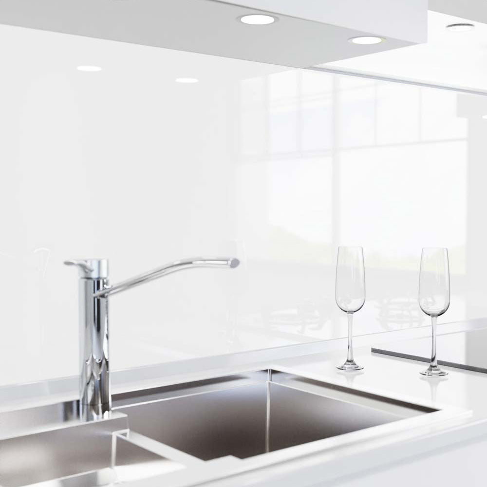 rivestimento cucina autoadesivo - Bianco