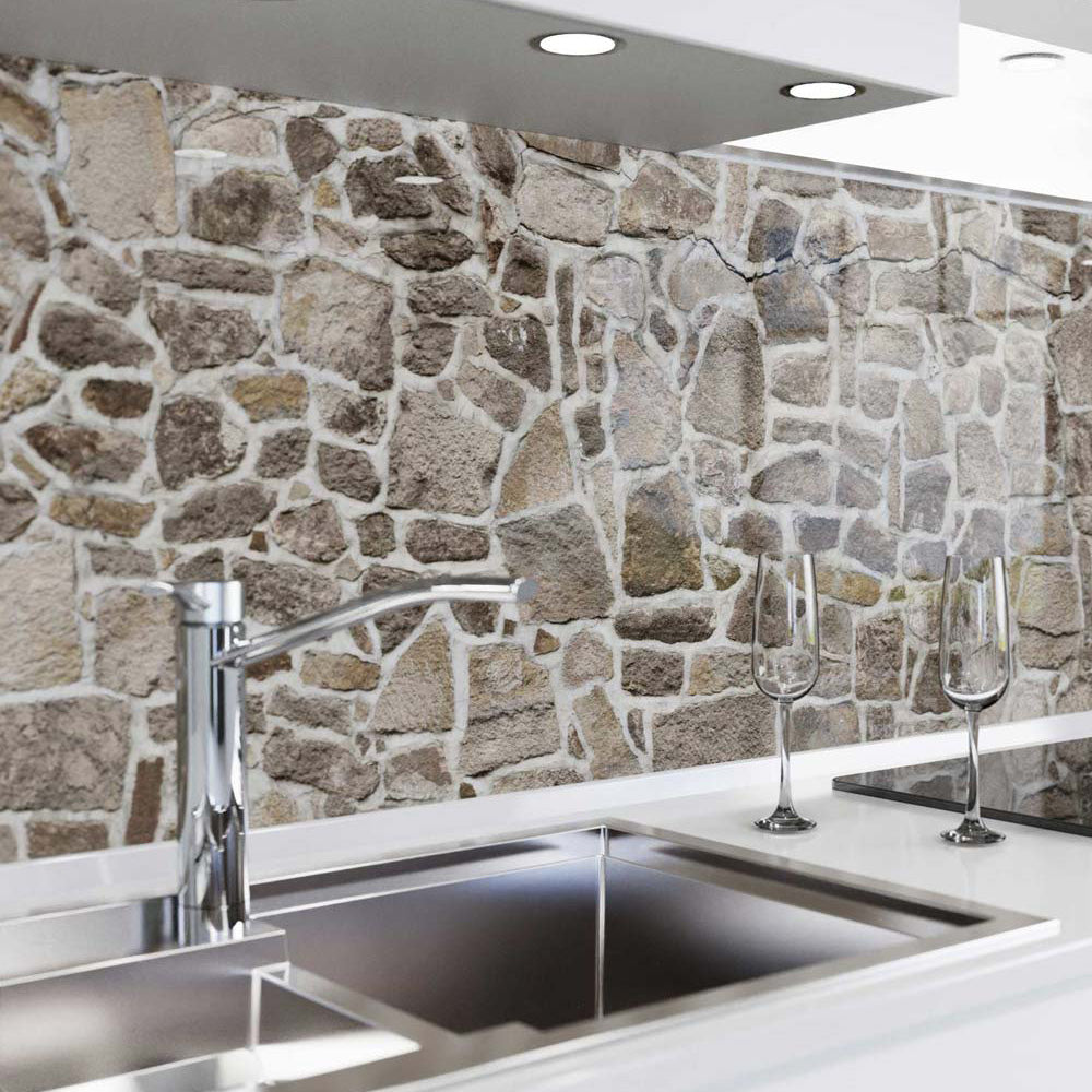 rivestimento cucina autoadesivo - Rocce rustiche