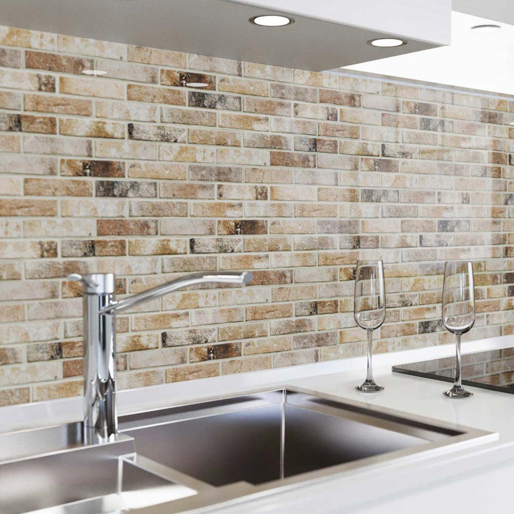 keuken achterwand zelfklevend - Bakstenen
