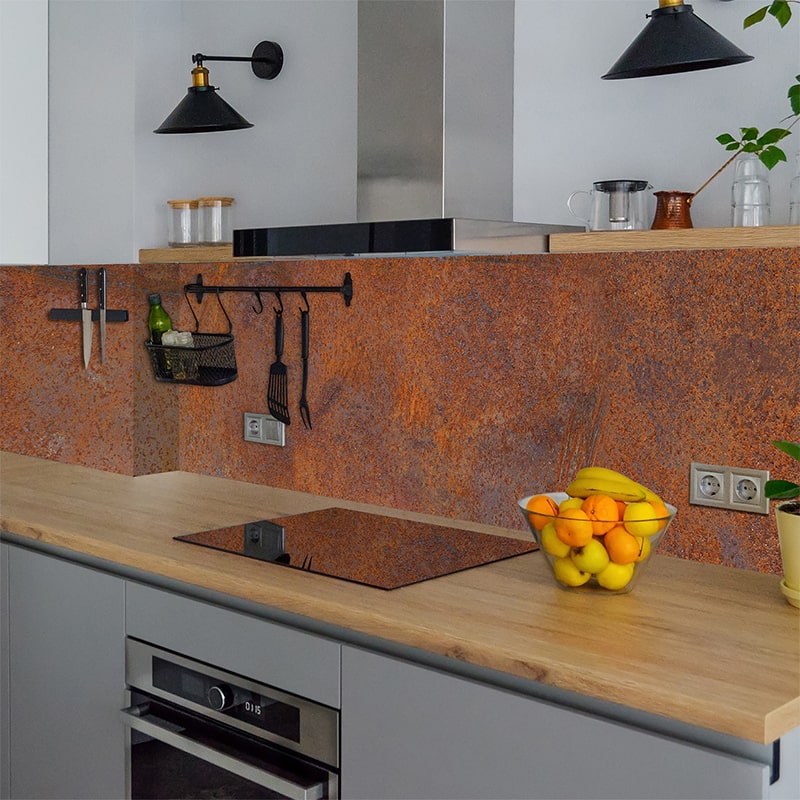 Küchenrückwand selbstklebend - Rost