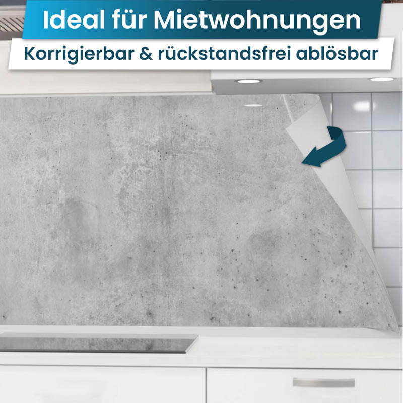 Küchenrückwand selbstklebend - Bunter Rauch