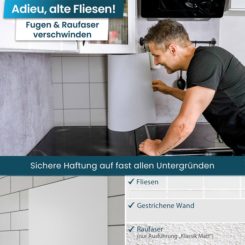 Küchenrückwand selbstklebend - Mosaikfliesen dunkel