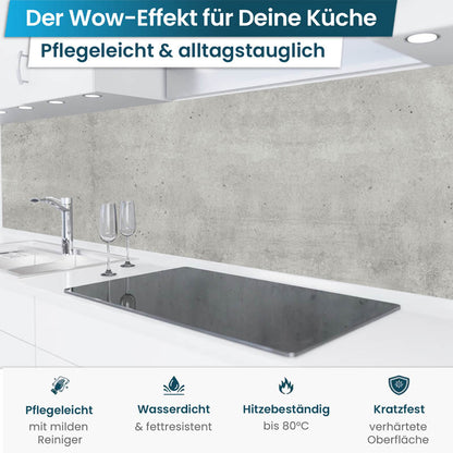 Küchenrückwand selbstklebend - Beton