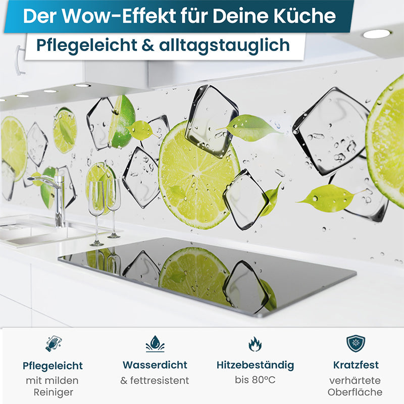 Küchenrückwand selbstklebend - Limetten