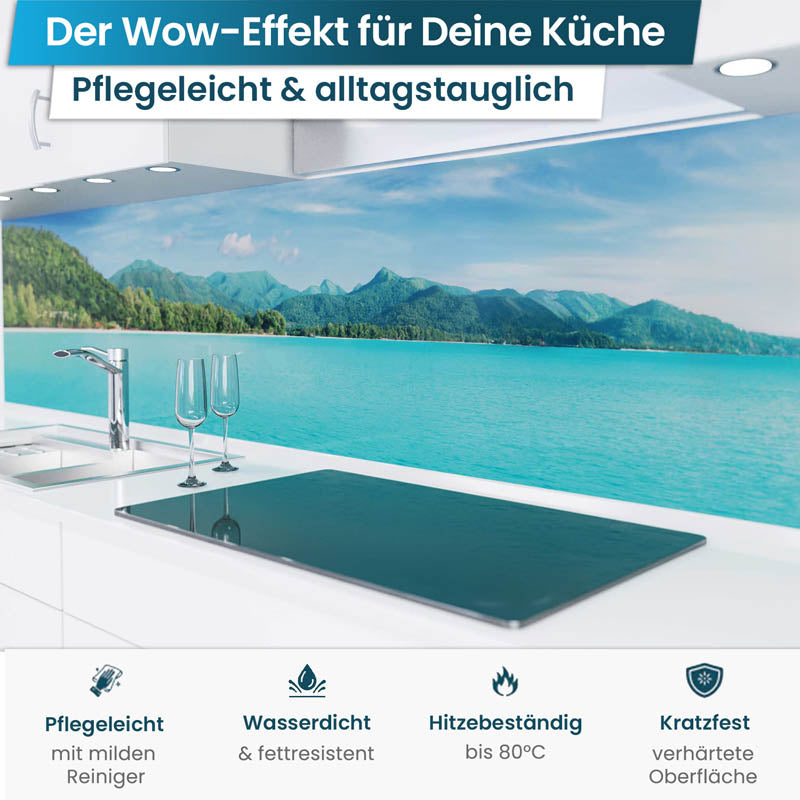 Küchenrückwand selbstklebend - Tropisches Paradies