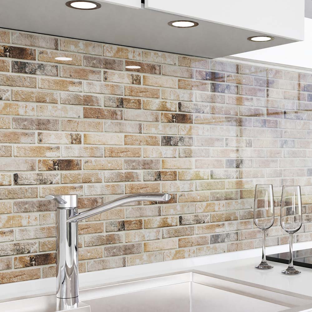Küchenrückwand selbstklebend - Ziegelsteine