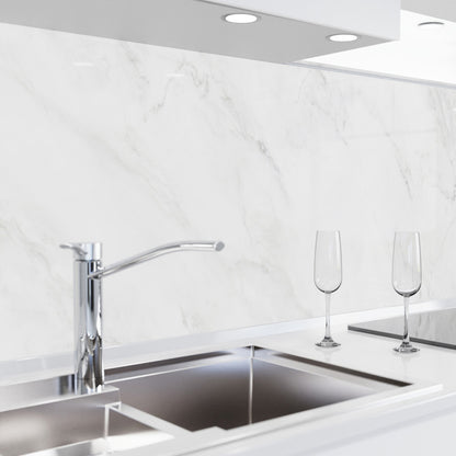 rivestimento cucina autoadesivo - marmo bianco