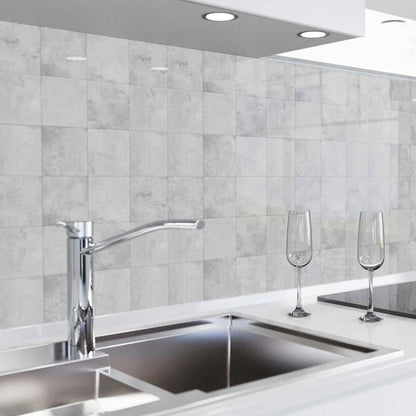 rivestimento cucina autoadesivo - Piastrelle di ceramica grigio