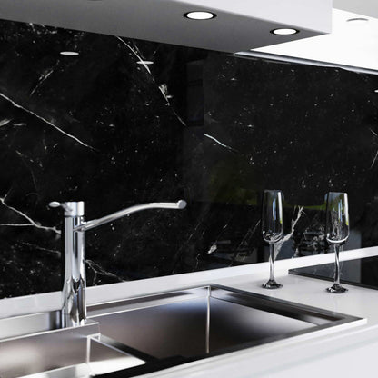 rivestimento cucina autoadesivo - marmo nero