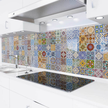 Küchenrückwand selbstklebend - Mosaikfliesen bunt