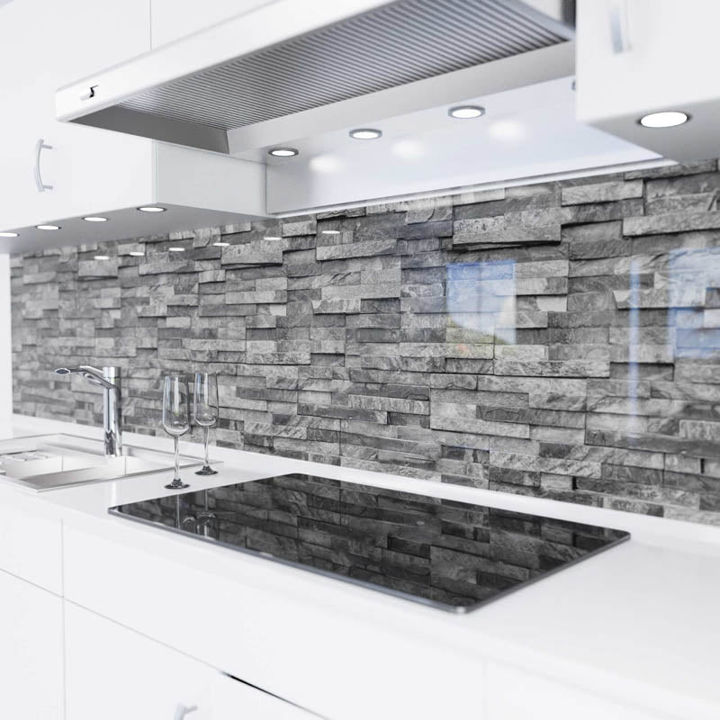 Küchenrückwand selbstklebend - Steinwand