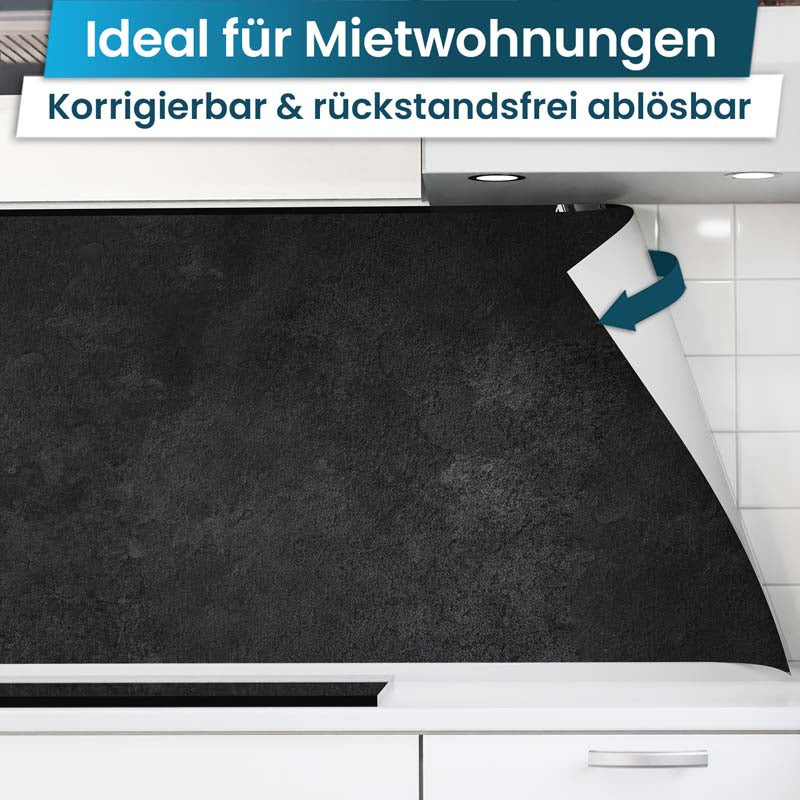 Küchenrückwand selbstklebend - Anthrazit