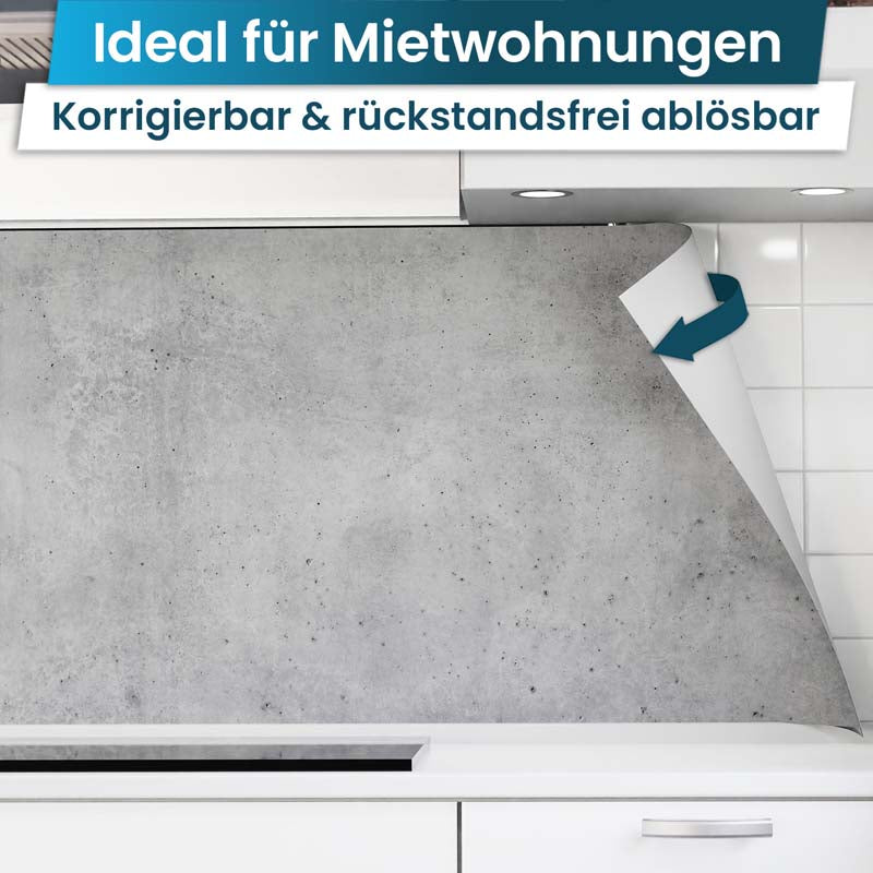 Küchenrückwand selbstklebend - Beton