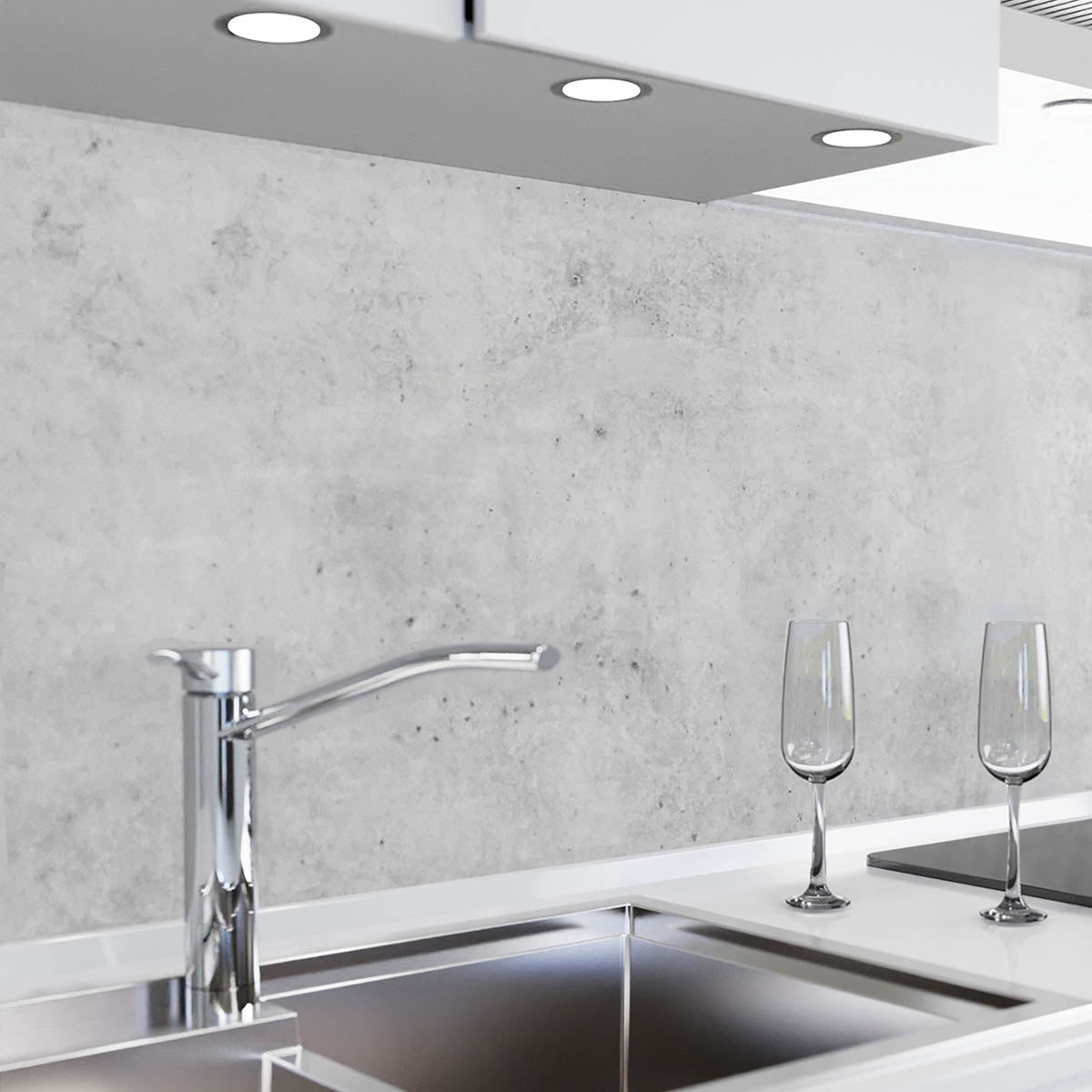 Küchenrückwand selbstklebend - Beton