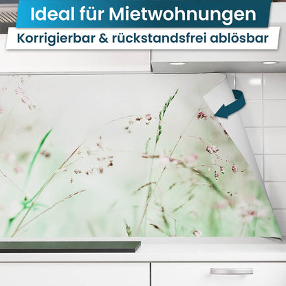 Küchenrückwand selbstklebend - Blumenwiese