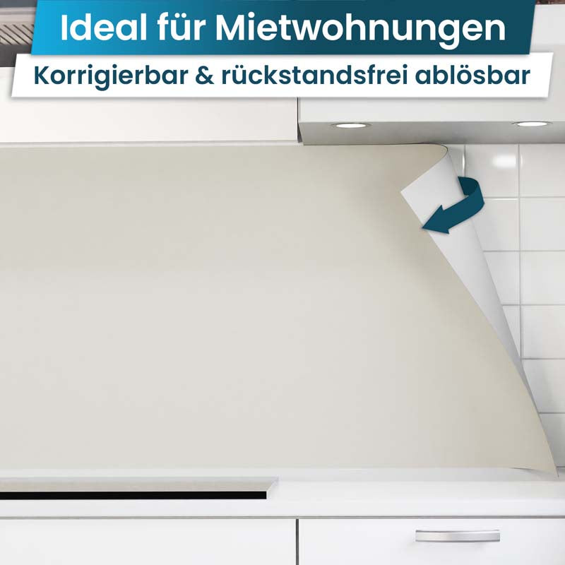Küchenrückwand selbstklebend - Creme