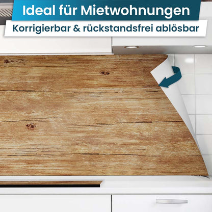 Küchenrückwand selbstklebend - Eiche