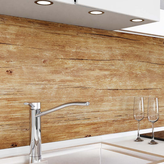 Küchenrückwand selbstklebend - Eiche
