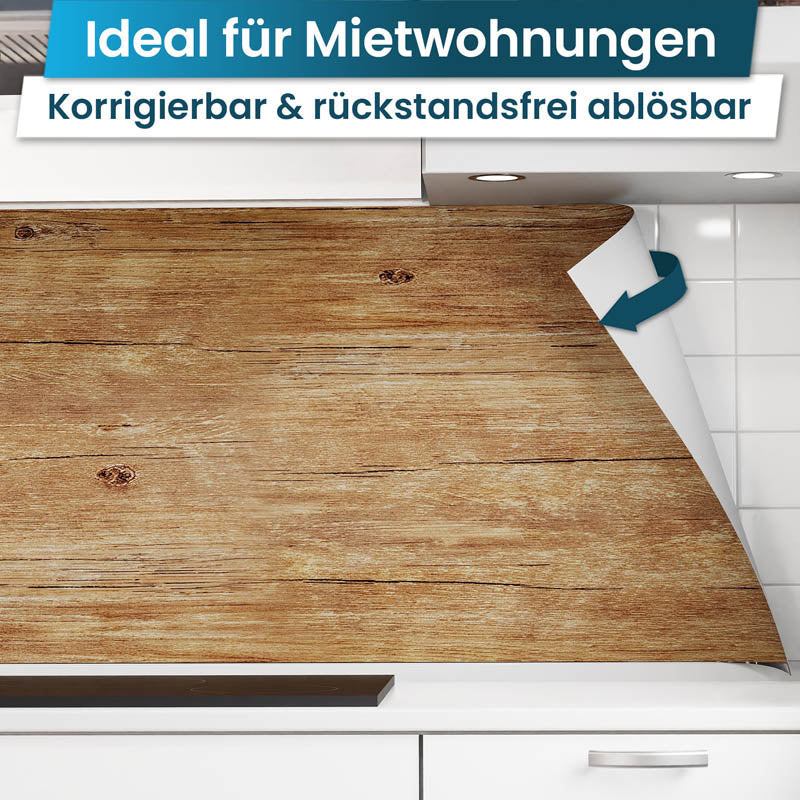 Küchenrückwand selbstklebend - Eiche
