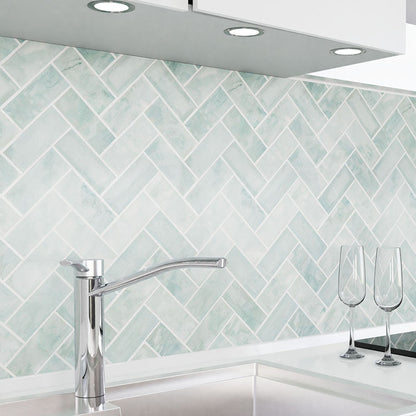 Küchenrückwand selbstklebend - Fischgräten