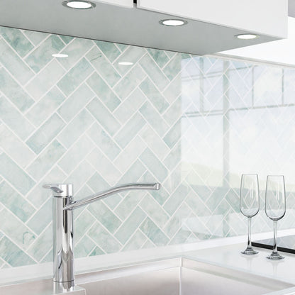 Küchenrückwand selbstklebend - Fischgräten