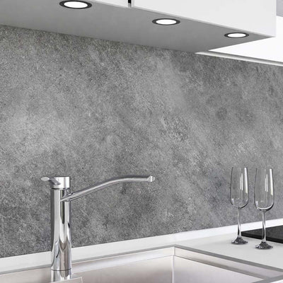 danario Küchenrückwand Motiv Grauer Stein