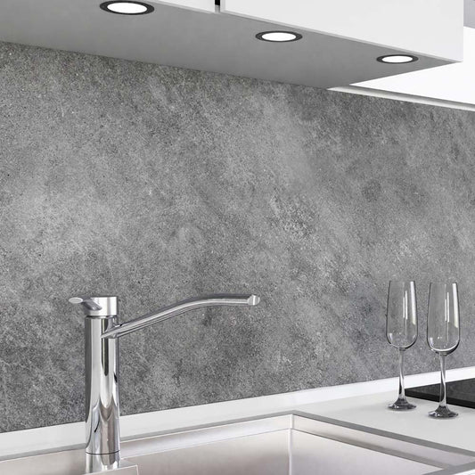 Küchenrückwand selbstklebend - Grauer Stein