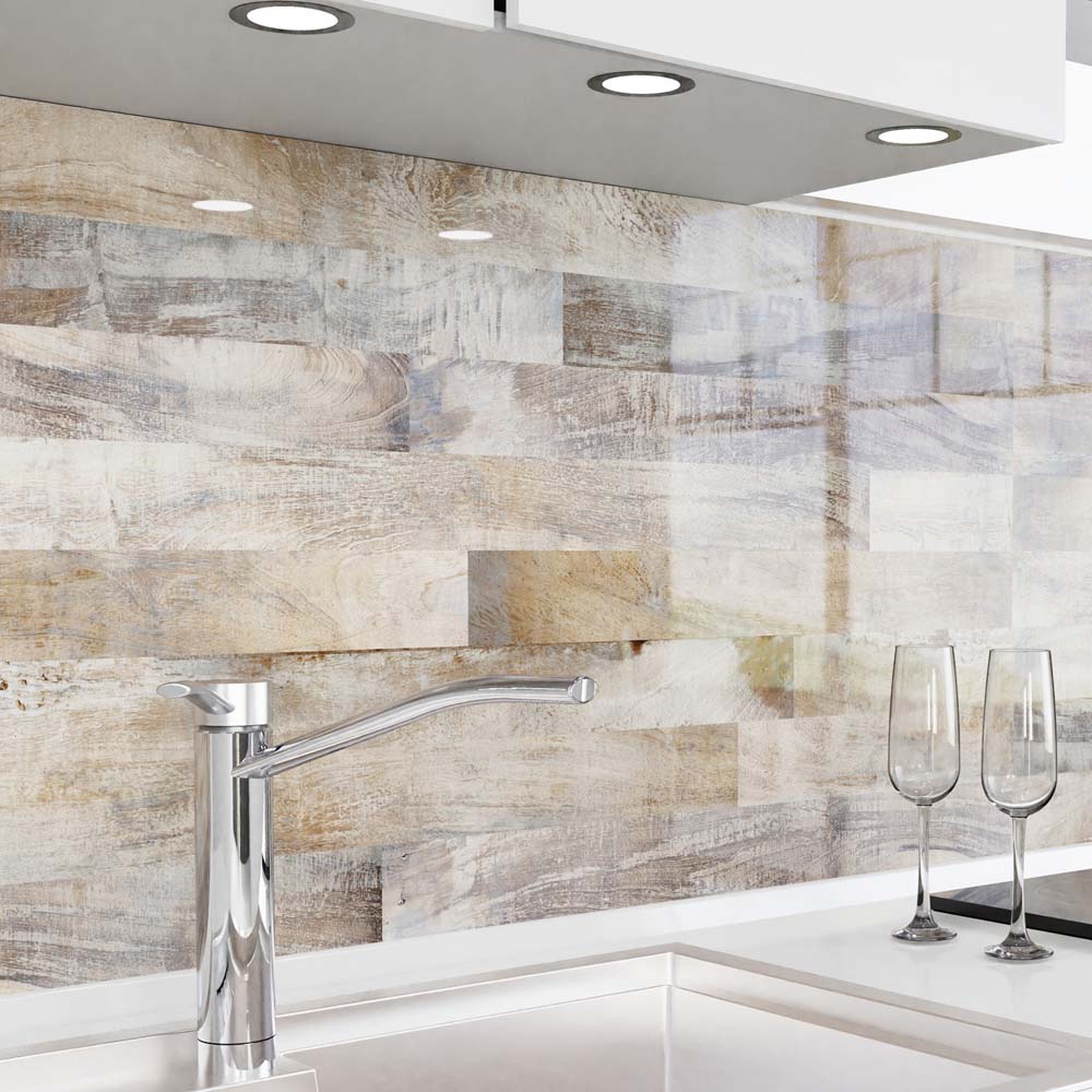 Küchenrückwand selbstklebend - Holzbretter