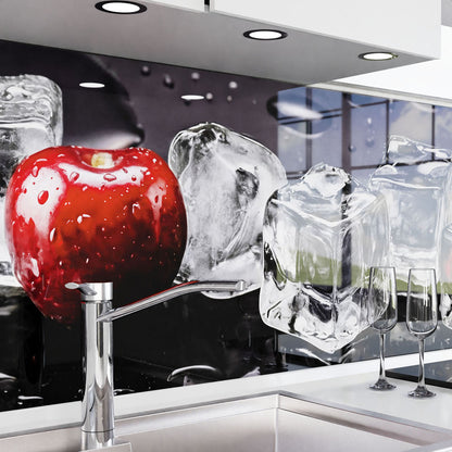 Küchenrückwand selbstklebend - Kirschen mit Eis