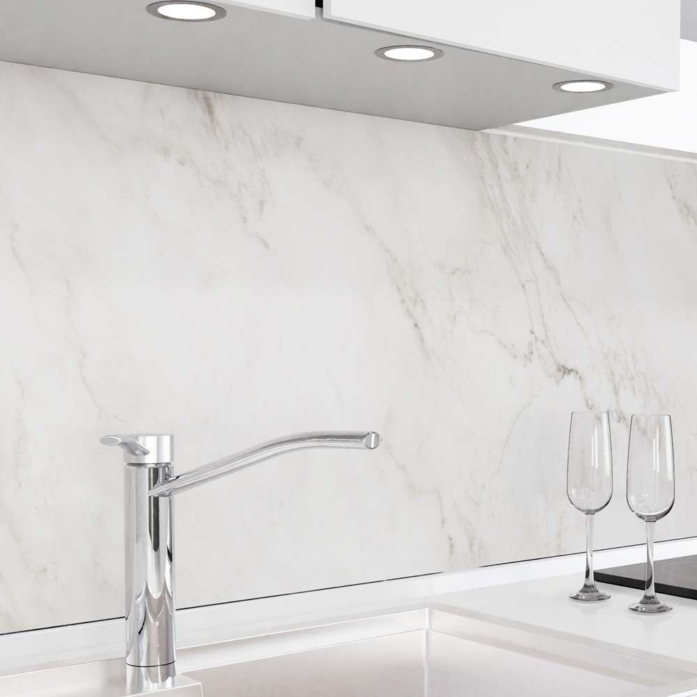 rivestimento cucina autoadesivo - Marmo Bianco
