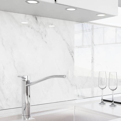 Küchenrückwand selbstklebend - Marmor weiß