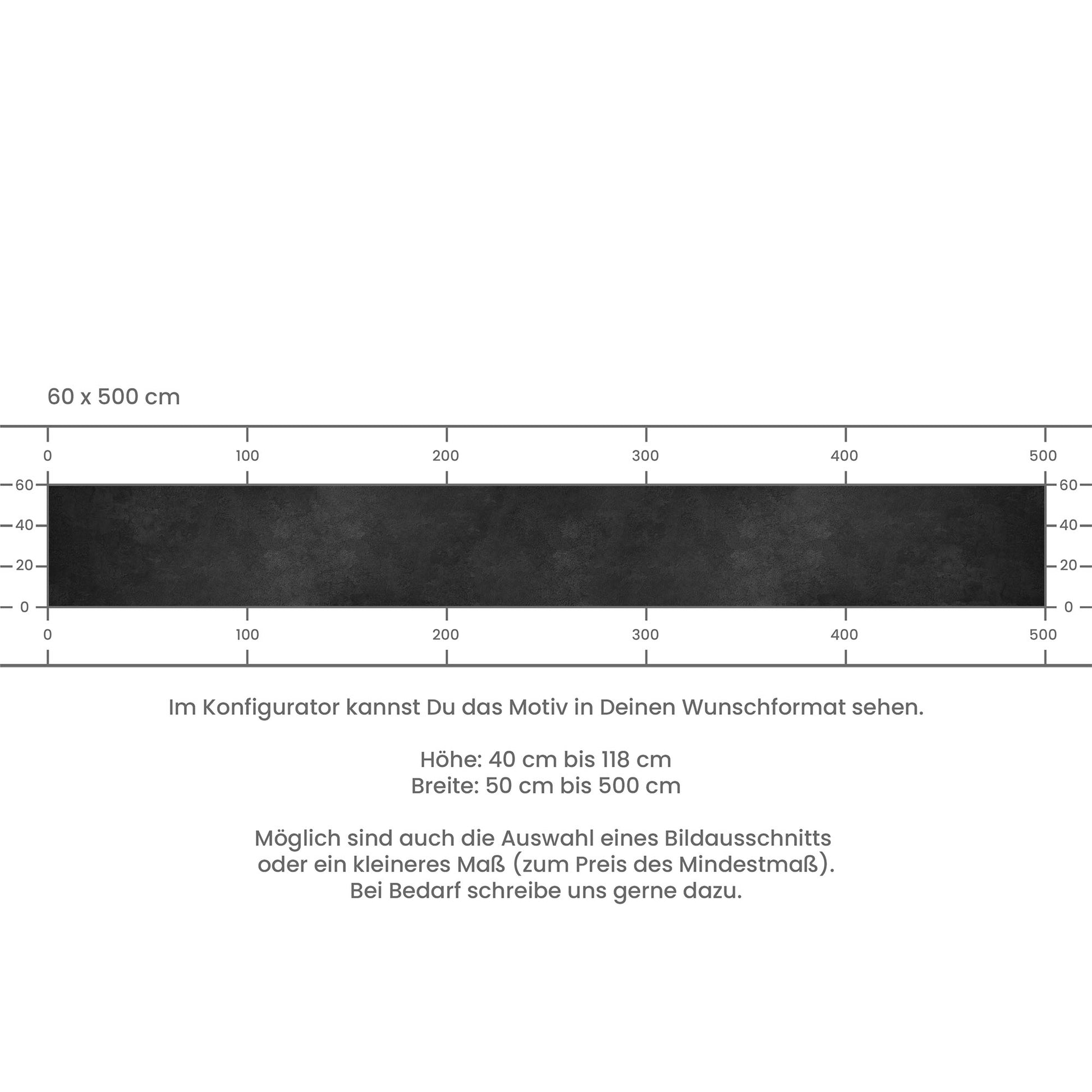Küchenrückwand selbstklebend - Anthrazit