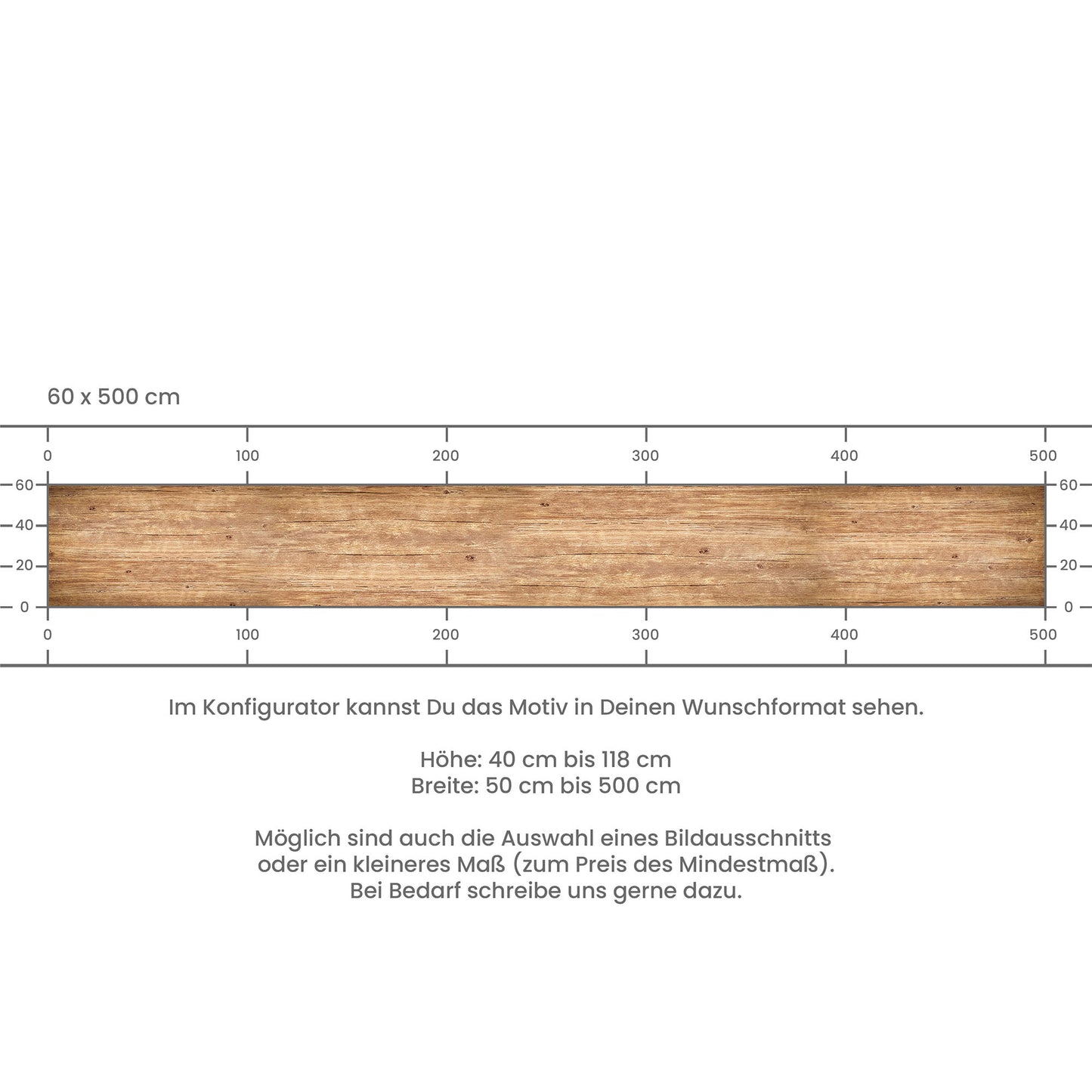 Küchenrückwand selbstklebend - Eiche