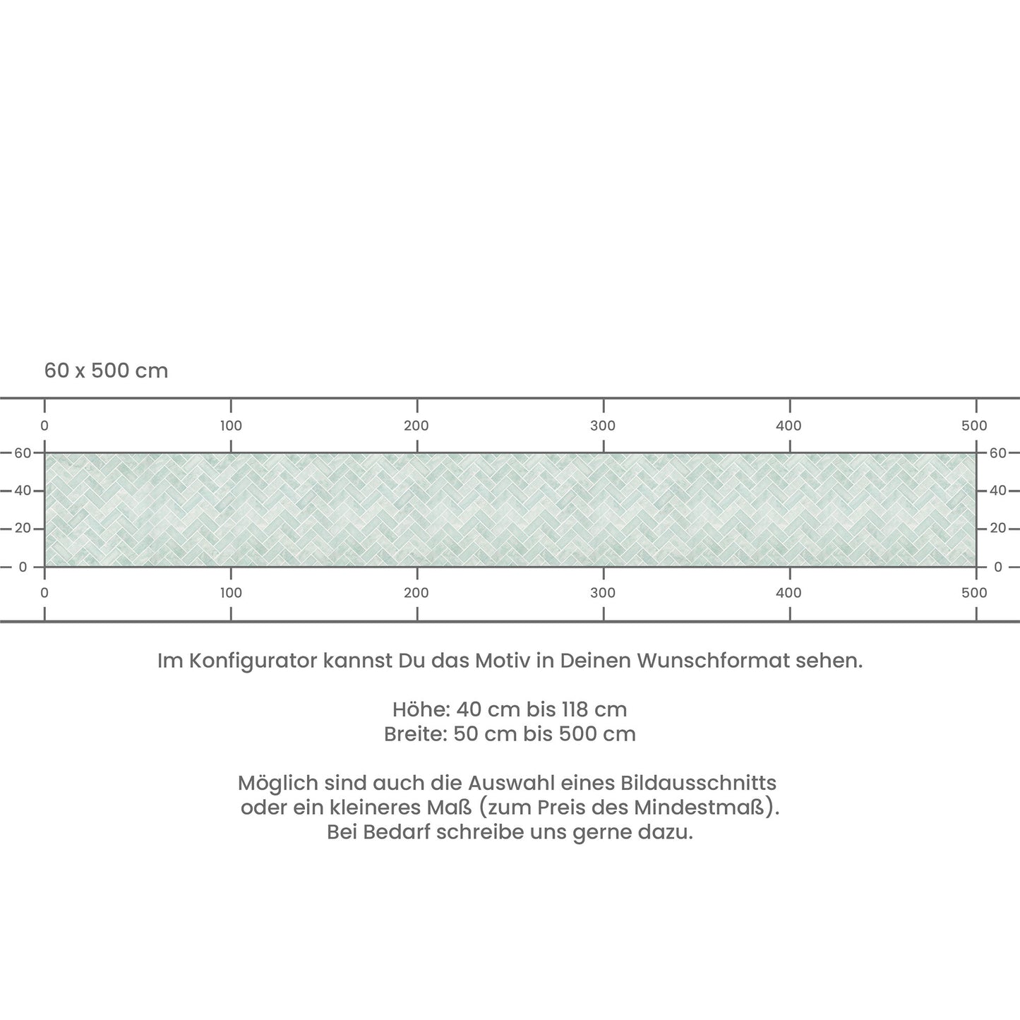 Küchenrückwand selbstklebend - Fischgräten