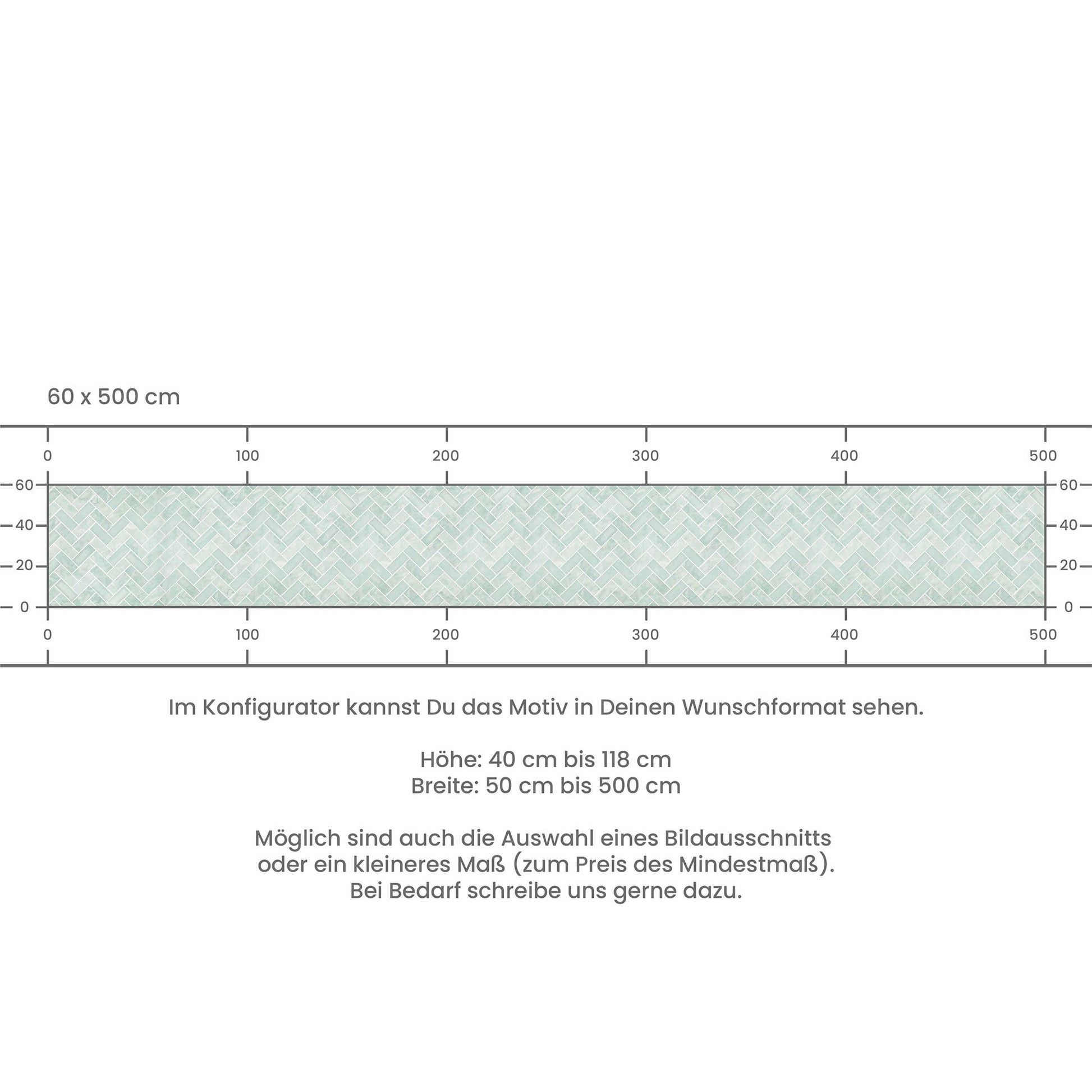 Küchenrückwand selbstklebend - Fischgräten