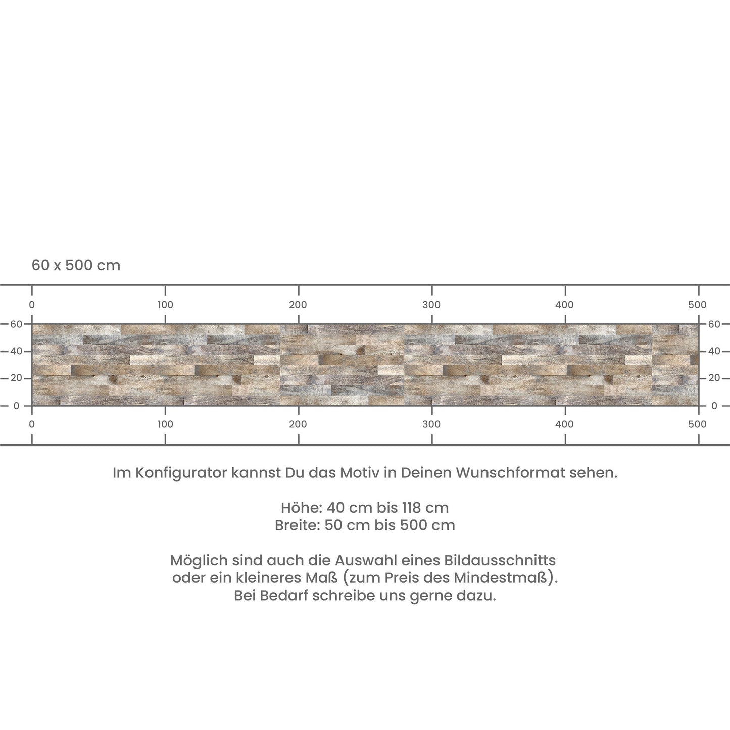 Küchenrückwand selbstklebend - Holzbretter