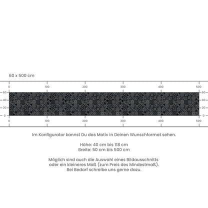 Küchenrückwand selbstklebend - Mosaikfliesen dunkel