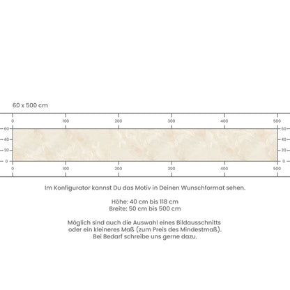 Küchenrückwand selbstklebend - Marmor beige