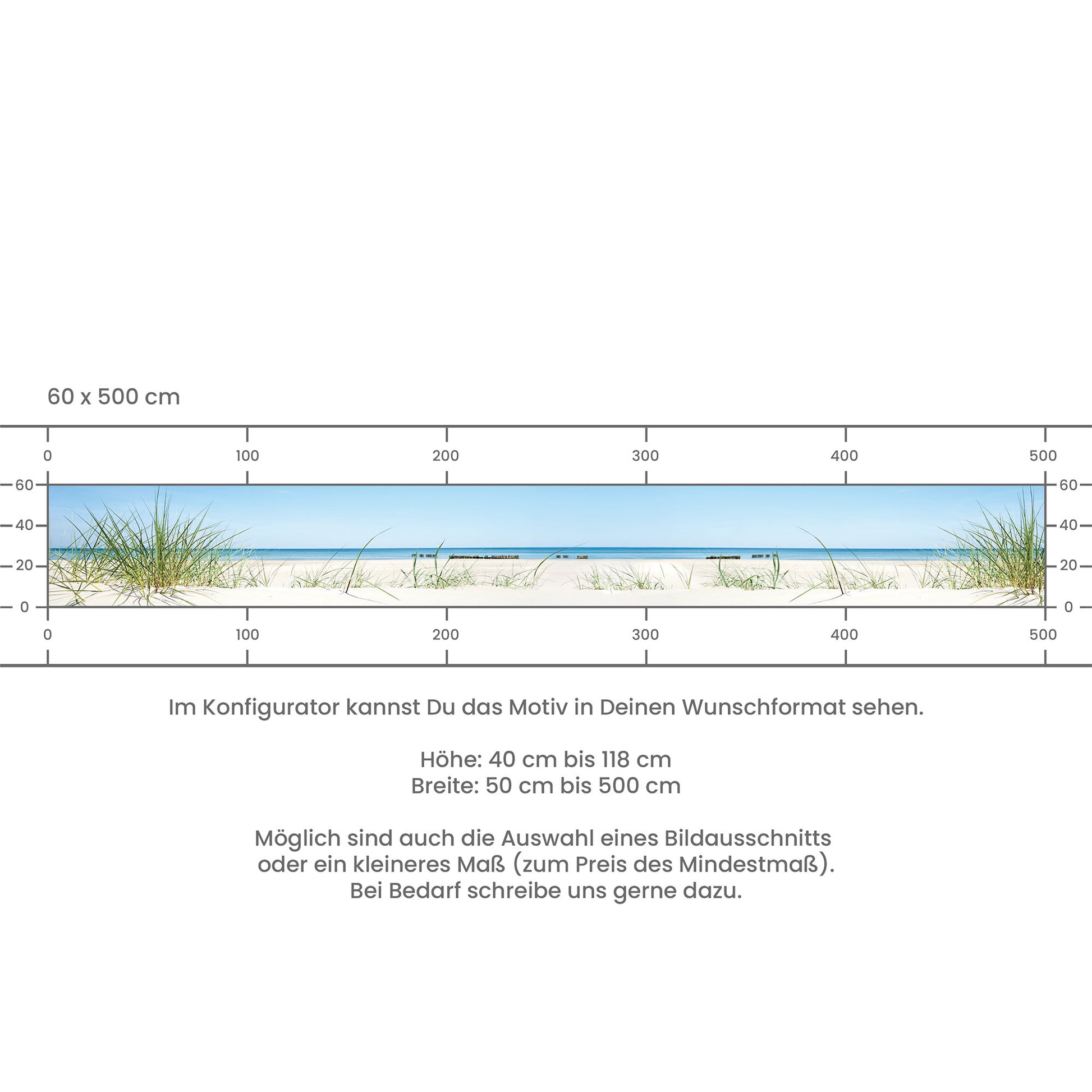 Küchenrückwand selbstklebend - Ostsee Strand
