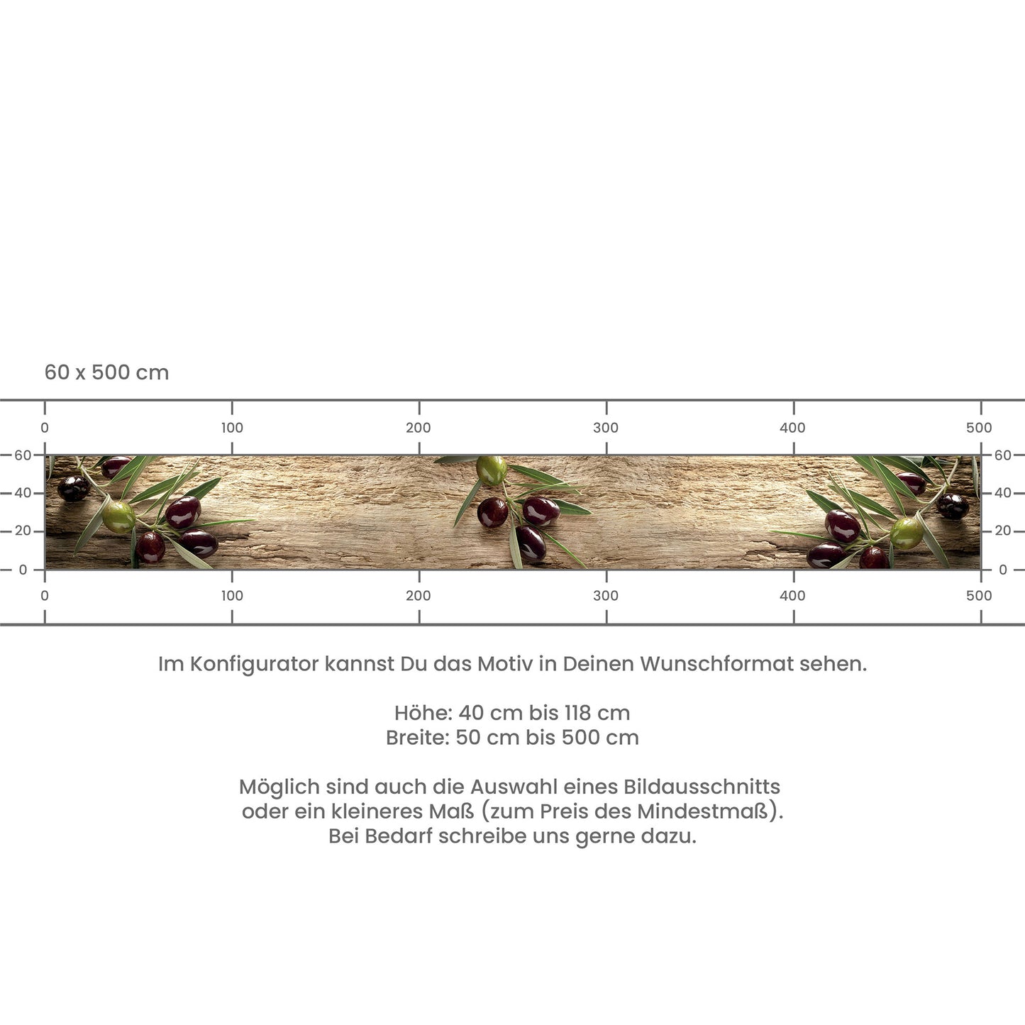 Küchenrückwand selbstklebend - Oliven