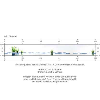 Küchenrückwand selbstklebend - Seesteine Harmonie