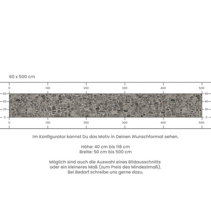 Küchenrückwand selbstklebend - Steinmauer