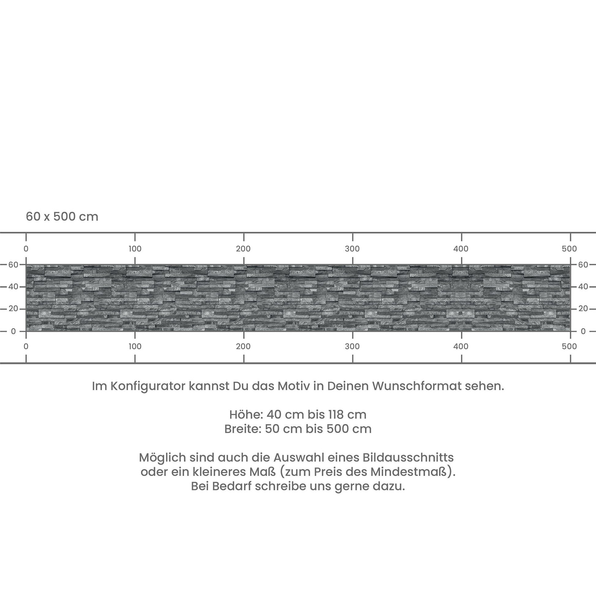 Küchenrückwand selbstklebend - Steinwand