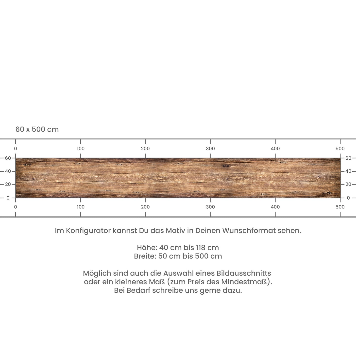 Küchenrückwand selbstklebend - Walnuss