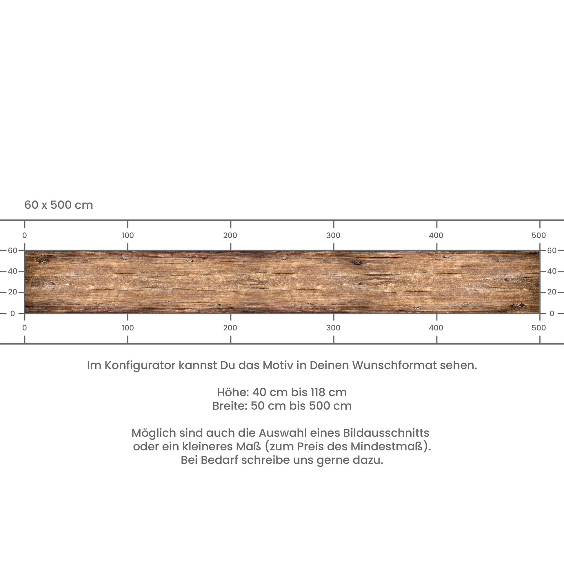 Küchenrückwand selbstklebend - Walnuss