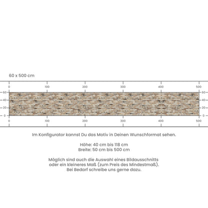 Küchenrückwand selbstklebend - Ziegelsteine