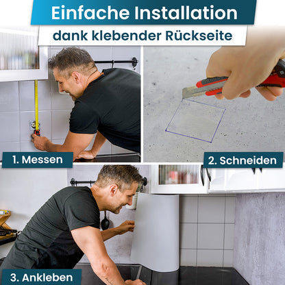 Küchenrückwand selbstklebend - Polarweiß