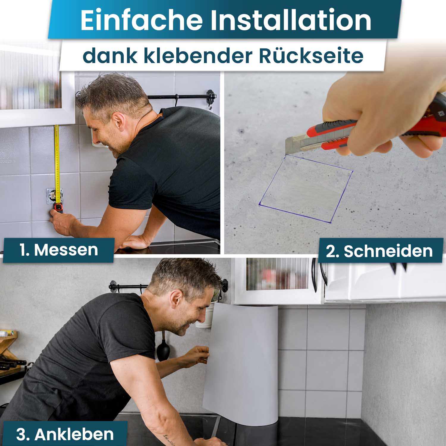 Küchenrückwand selbstklebend - Kalksteine