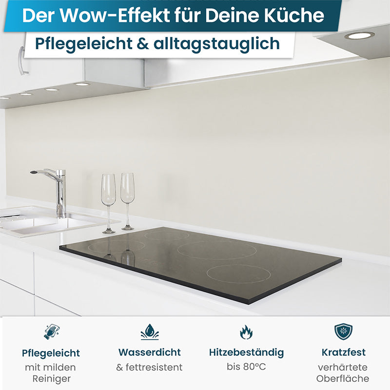 Küchenrückwand selbstklebend - Creme